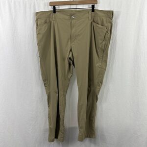 LL Bean No Fly Zone Khaki Tan Pants Insect Repellent Hiking Mens Size 46X29
